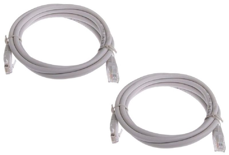 Cat5e LAN Network Cable - Ethernet 5m Cable Length SiRCONY - 2 Pack