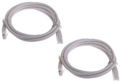 Cat5e LAN Network Cable Ethernet 1m Cable Length SiRCONY - 2 Pack
