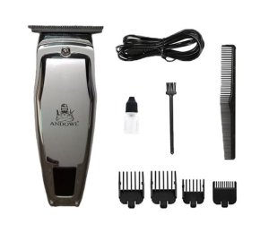 Andowl - Professional Rechargeable Hair Clippers Set - Silver