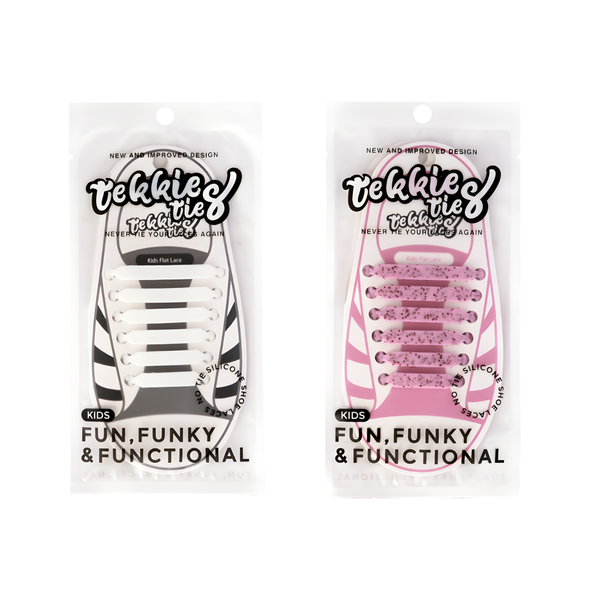 Tekkie Ties Kids Pop &amp; Play Pack