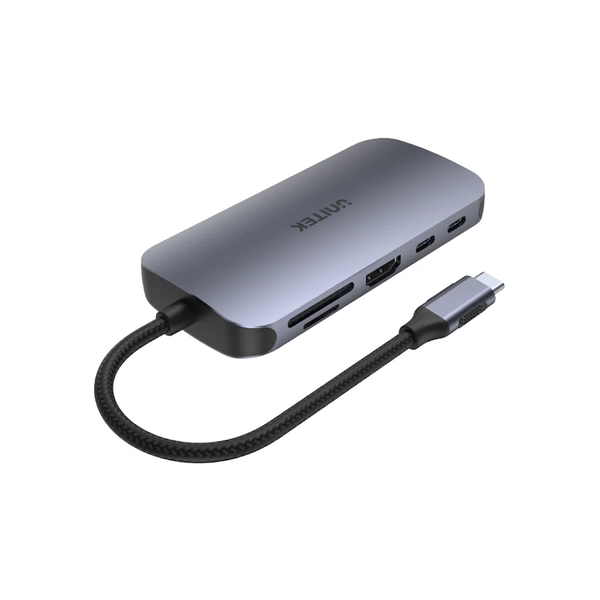 UNITEK uHUB N9+ 9-in-1 USB-C Ethernet Hub with HDMI, 100W Dual Card Reader