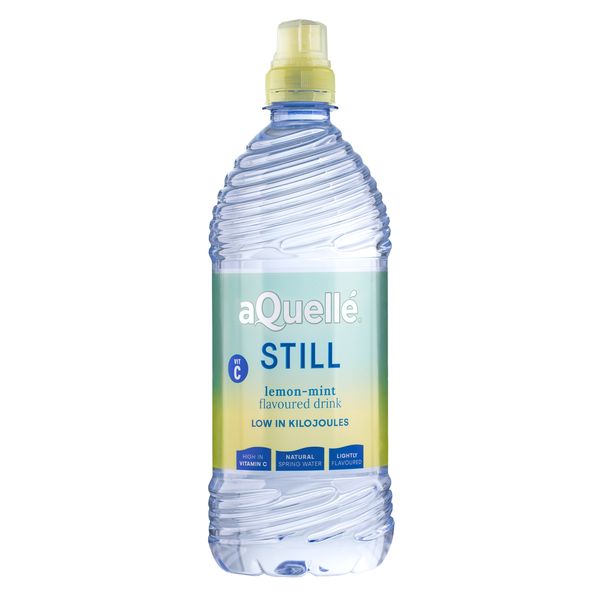 aQuelle STILL - Lemon-Mint Flavoured Drink - 6 x 750 ml
