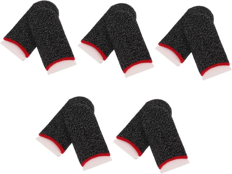 Comfortable Sweat-Resistant Gaming Finger Sleeves For Phone Games