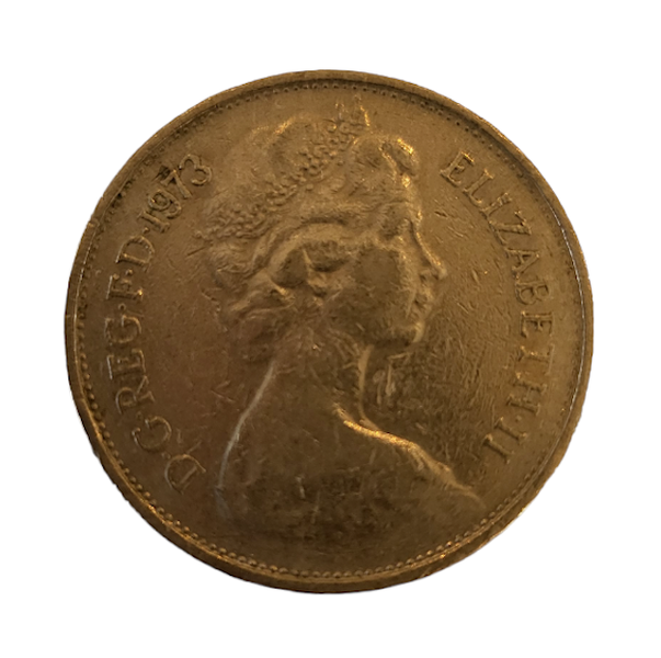 1973 United Kingdom 10 New Pence Queen Elizabeth II