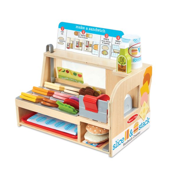 Melissa &amp; Doug Slice &amp; Stack Sandwich Counter