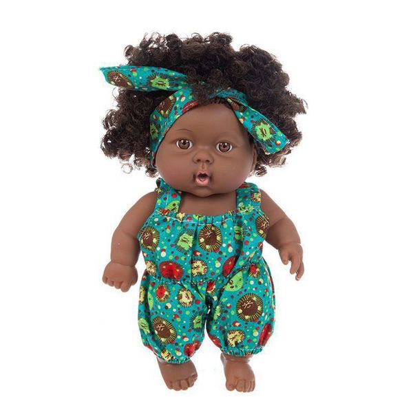 Cute Black African Baby Doll