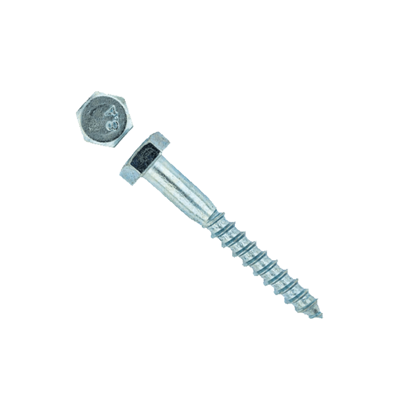 Screw Coach M8X75 P/10 - 2 Pack