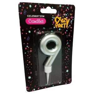 SourceDirect - Birthday Candle / Large Foil Birthday Candle Number - 9