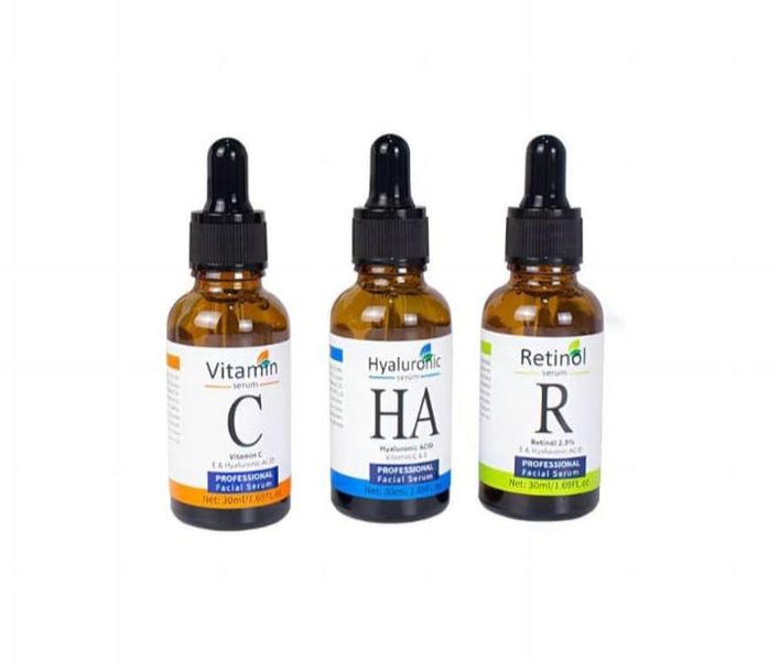 Vitamin C, Retinol and Hyaluronic Acid Serum - Complete Skincare Kit