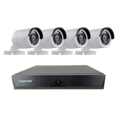 Jortan 4 Channel AHD 1080P CCTV Camera Surveillance Kit