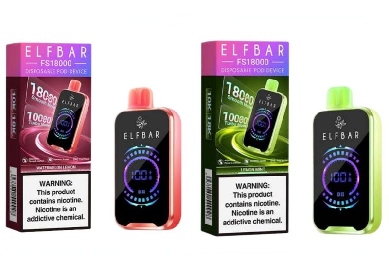 Elf Bar 18000 Puffs (Pack of 2) - Watermelon Lemon &amp; Lemon Mint