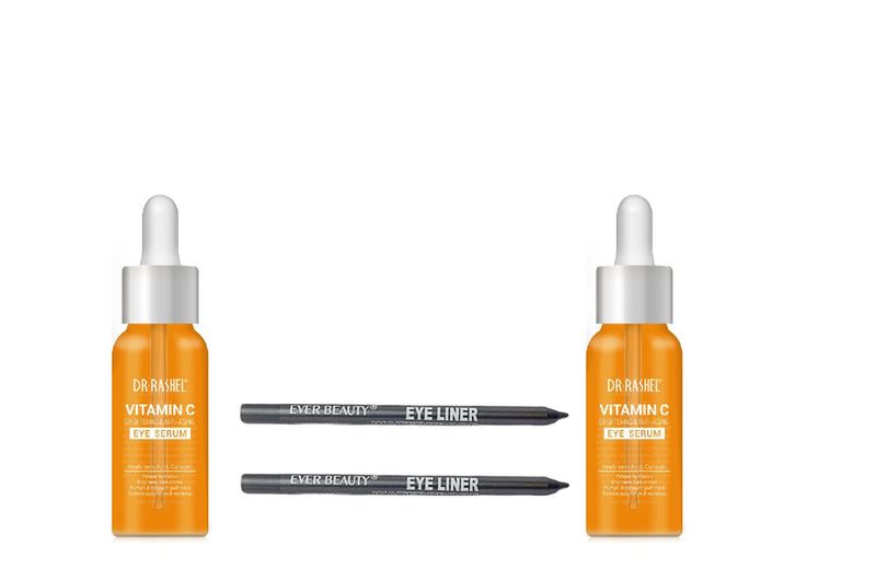 Vitamin C Eye serum and Eye liner Combo