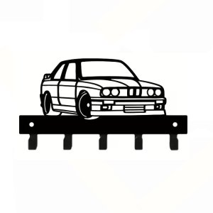 E30 Classic Sports Car Metal Key Holder