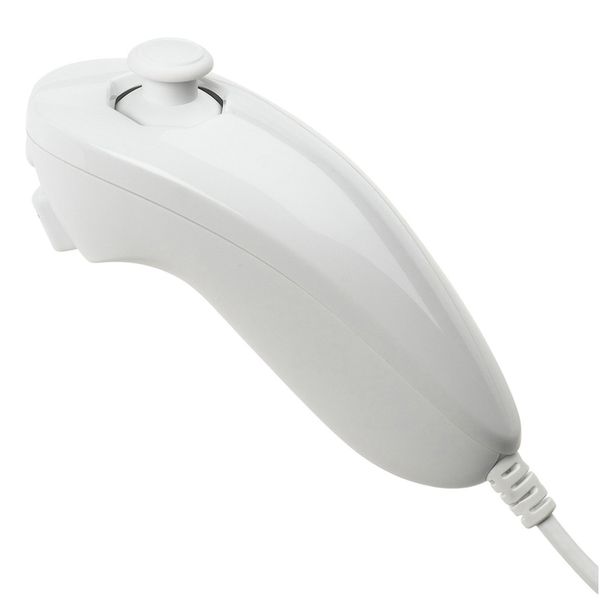 SWEG Nunchuk Controller Compatible with Nintendo Wii &amp; Wii U - White