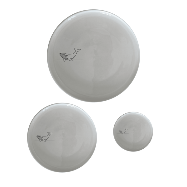 Floating Breaching Whale Dinnerware Set of 12 - Range 4