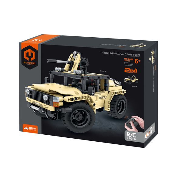 iM.Master 2-in-1 RC Armed Off Road Vehicle Construction Set - 370 Pieces