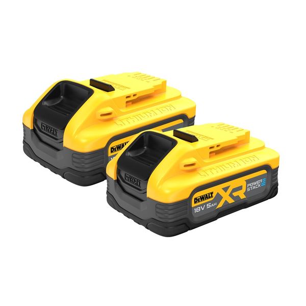 Dewalt 5ah Powerstack Battery X 2