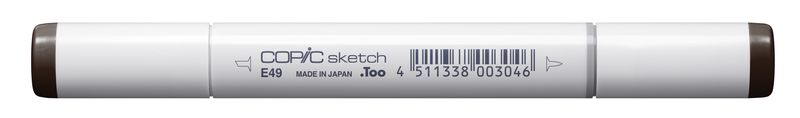 Copic Sketch Marker - Dark Bark E49