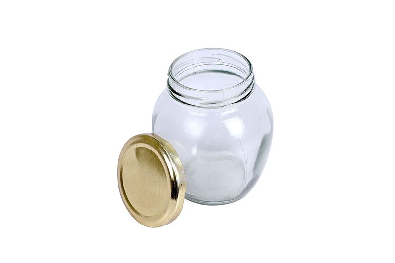 Style Glass Jars and Container for Spices and Pickle - Set Of 6