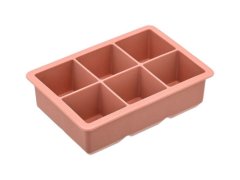 Ice Cube Maker Tray - 6 Large Cubes, Easy-Release Design - 17×13×5cm