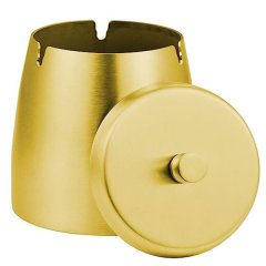 Smokeless &amp; Odorless Ashtray with Lid Windproof Stainless Steel Design