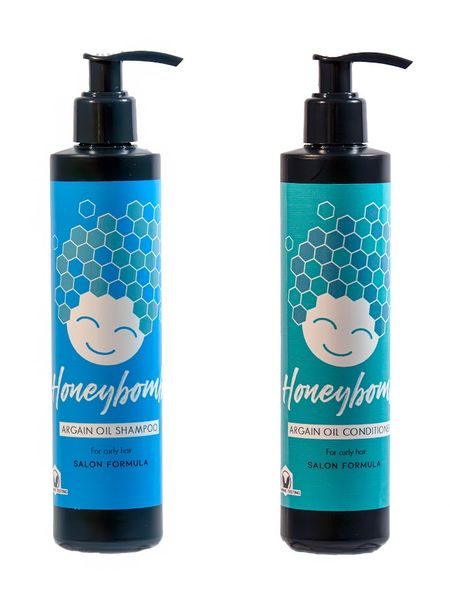 Hair Shampoo &amp; Conditioner - Argan Oil - Curly &amp; Dry Hair