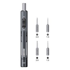Jakemy JM-8194 Precision 5-in1 Stainless Steel Screwdriver Pen Set