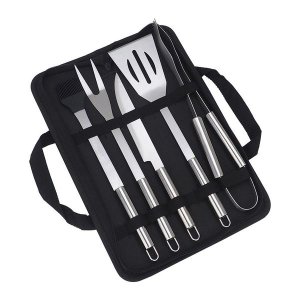 5 Piece Stainless Steel Braai Set