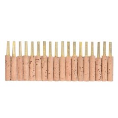 Oboe Reed Staple Tubes (47mm) - 18 Pieces with Plastic Case.