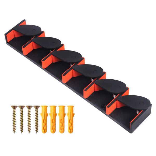 Fishing Rod Holder Wall Mounted Storage Rack Holds 6 Fishing Rods