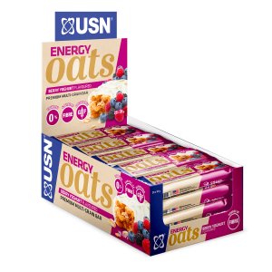 USN Energy Oats Bar Berry Yoghurt - 20 x 35 g
