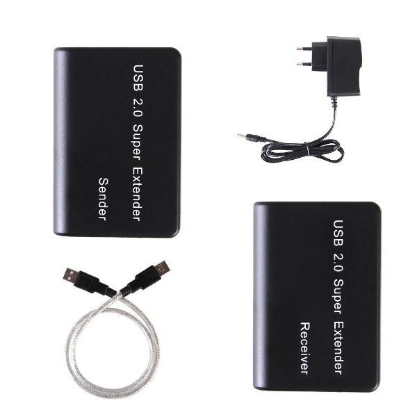 4-in-1 USB 2.0 Extender by 100 metres - RJ45