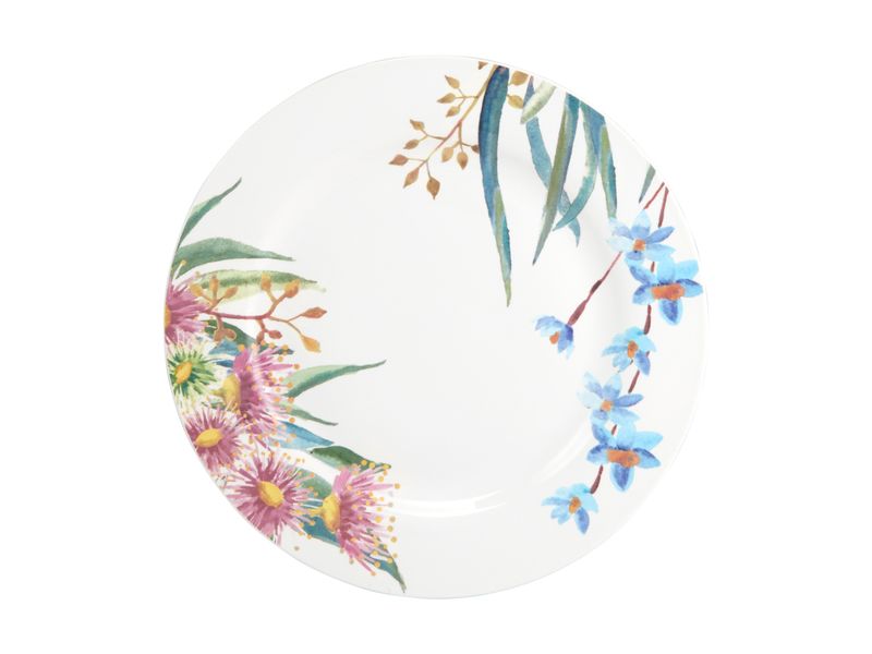 Maxwell and Williams Eucalyptus Bloom Rim Entree Plate 23cm - Set of 6