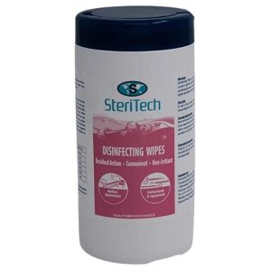 SteriTech - Disinfecting Wipes / Non-irritant Wipes - Tub with 100 Wipes