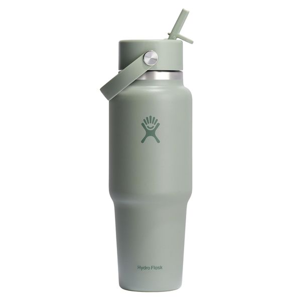 Hydro Flask Wide Mouth Travel Bottle with Flex Straw Cap 32oz/946ml