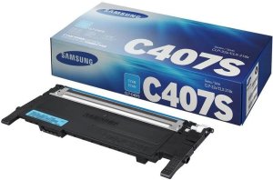 Samsung CLT-C407S Cyan Laser Toner Cartridge