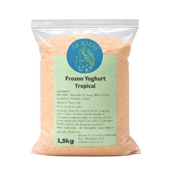 Frozen Yoghurt Powder Premix - Tropical - 1.5kg Makes 5kg Just Add Water