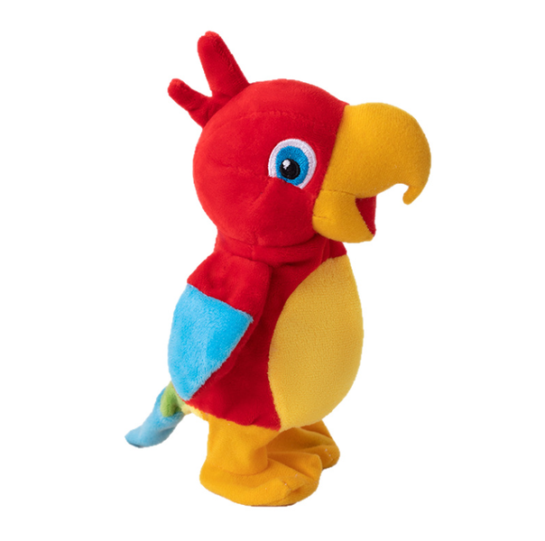 Electric Walking &amp; Talking Parrot Plush Toy for Kids, Sings &amp; Repeats Words