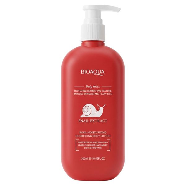 Bioaqua Snail Extract Body Lotion 300ml Repairing Brightening Moisturzing