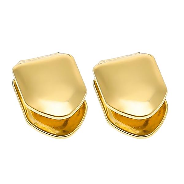 2 Plated Gold Grillz Tooth