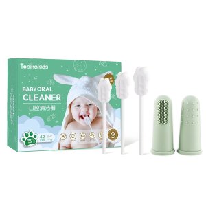 TopikaKids - 42-Pack Baby Oral Cleaner, Disposable Tongue &amp; Gum Cleaner