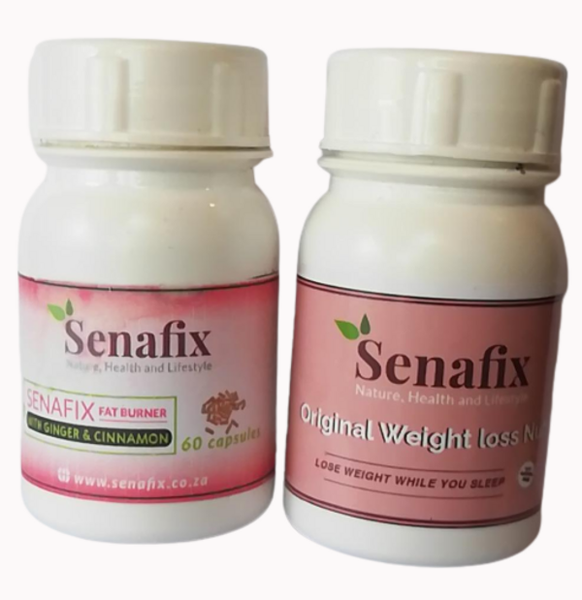 Senafix Full BodyWeight Loss Combo - Fat Burner Capsules &amp; Weight Loss Nuts