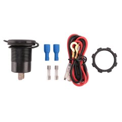 12V USB Car Charger Adapter Dual PD USB-C Car USB Port Socket