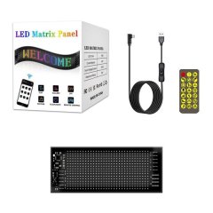 Car Window Flexible LED Display Screen Panel with Remote