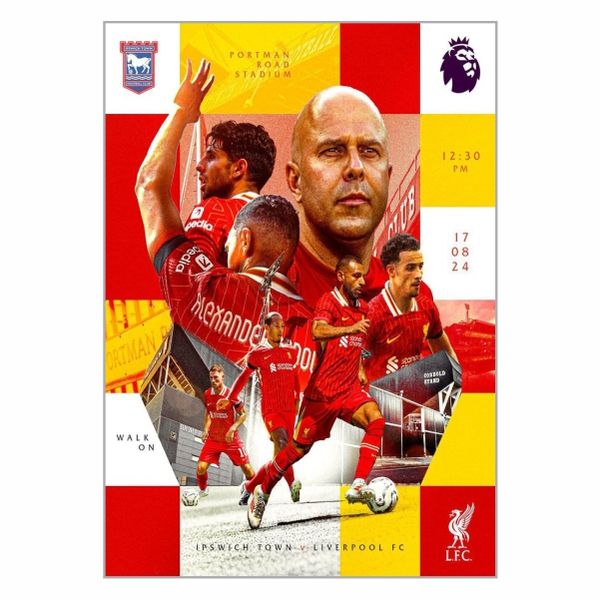 Arne Slot First Game Poster - A1