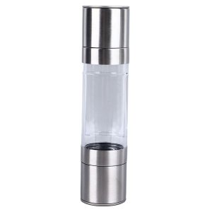 Manual Pepper Grinder 2 in 1Adjustable Coarseness Stainless Steel Salt Mill