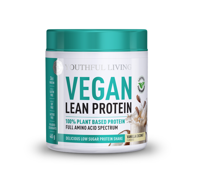 Vegan Protein Powder | Vanilla Coconut | 465g | Youthful Living