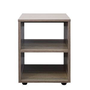 Denver Home - Bed Side Pedestal Table with Shelf - Coimbra
