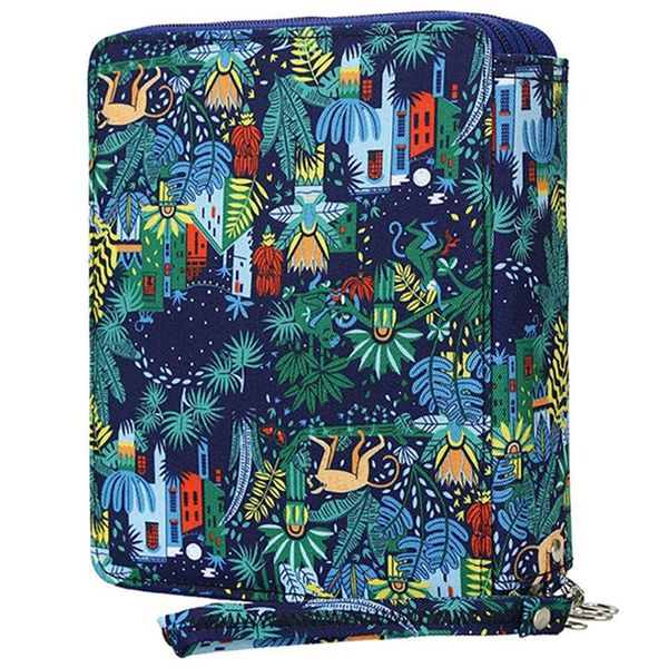 120 Slots Colored Pencil Case Oxford Fabric Pen Case(Monkey)
