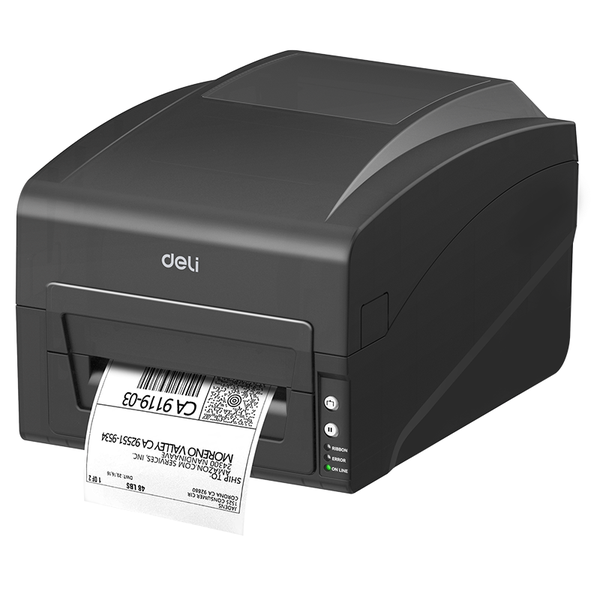 Deli Label Printer Thermal &amp; Thermal Transfer Dual-mode Print width:104 mm